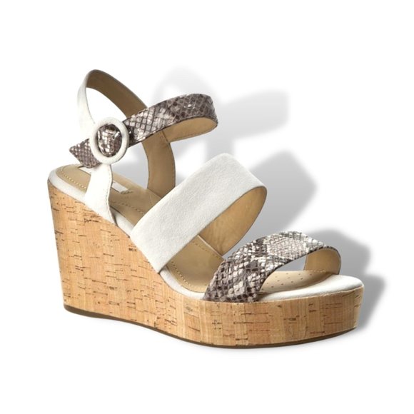 Wedge Sandals GEOX  size 7.5 - Picture 1 of 14